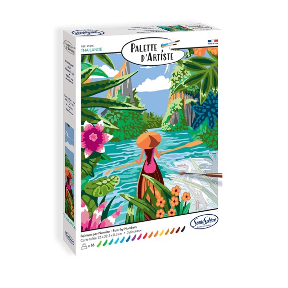 PALETTE D'ARTISTE - Lagon...