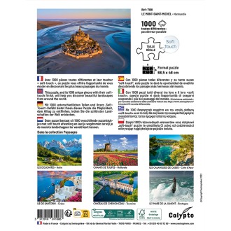 PUZZLE 1000 pièces - Le Mont-Saint-Michel - Normandie