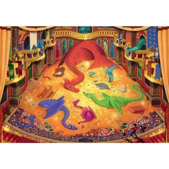 PUZZLE 200 pièces Le Trésor des Dragons