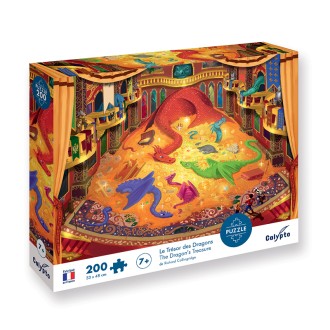 PUZZLE 200 pièces Le Trésor des Dragons