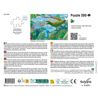 PUZZLE 200 pièces Le Paradis des Dinosaures