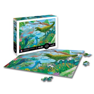PUZZLE 200 pièces Le Paradis des Dinosaures