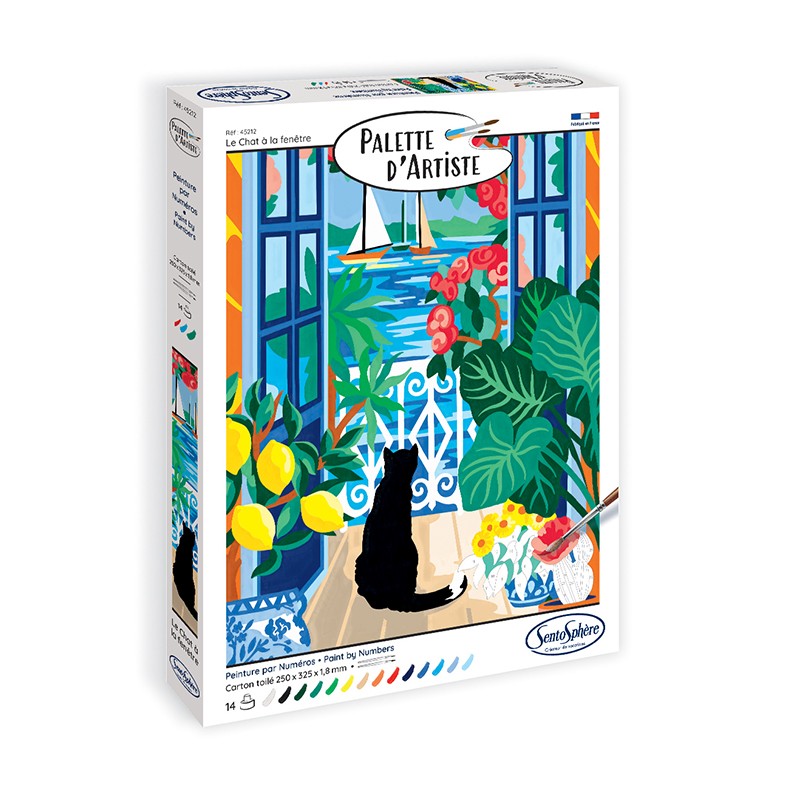 PALETTE D'ARTISTE - Le Chat à la Fenêtre
