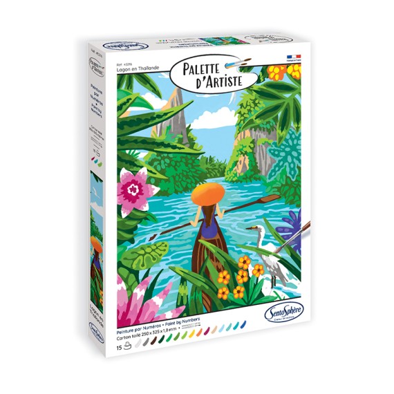 PALETTE D'ARTISTE - Lagon...
