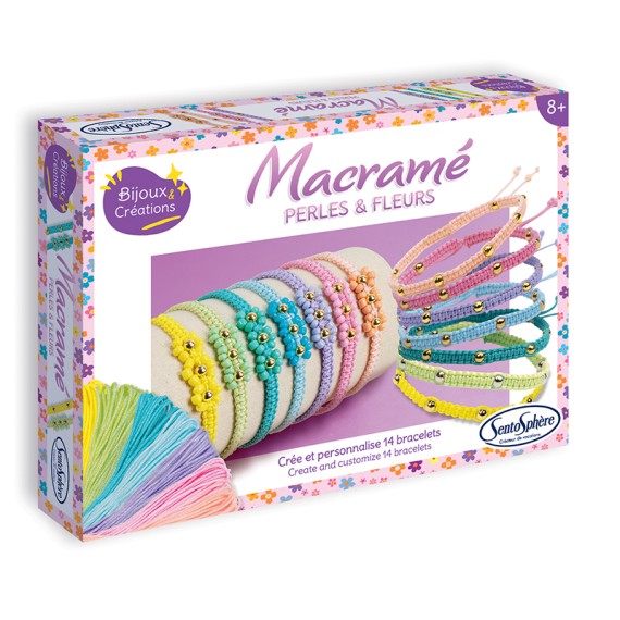 Macramé - Perles et Fleurs