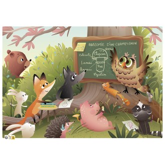 Puzzle 2 x 24 pièces - Vive l'Ecole