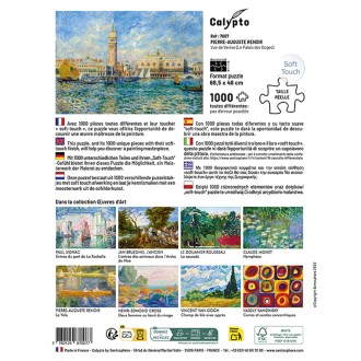 PUZZLE 1000 pièces - Vue de Venise - Pierre-Auguste Renoir