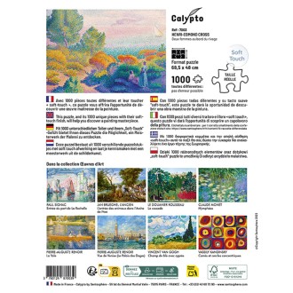 PUZZLE 1000 pièces - Deux femmes au bord du rivage - H-E Cross