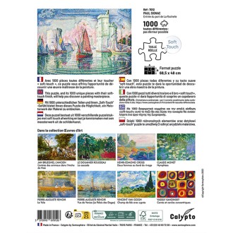 PUZZLE 1000 pièces - Entrée du port de La Rochelle - Paul Signac