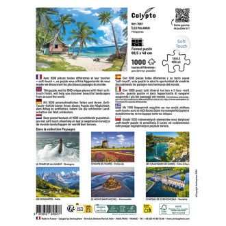PUZZLE 1000 pièces - Plage tropicale Palawan - Philippines
