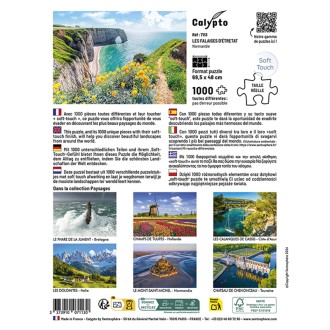 PUZZLE 1000 pièces - Les Falaises d'Etretat - Normandie