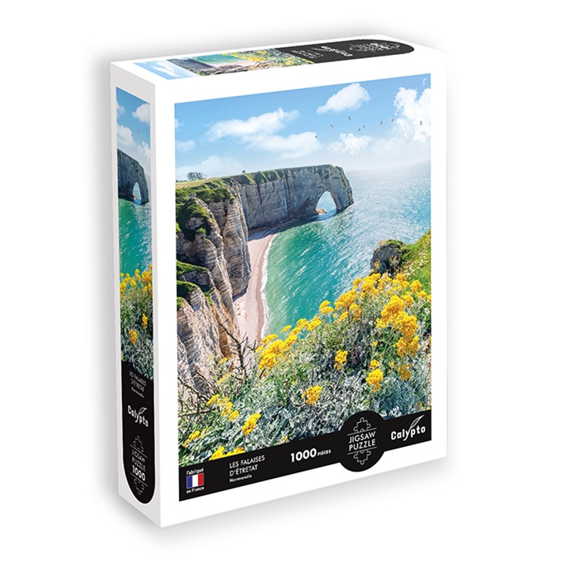 PUZZLE 1000 pièces - Les Falaises d'Etretat - Normandie