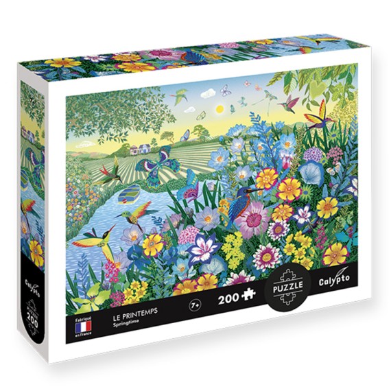 PUZZLE 200 pièces Le Printemps