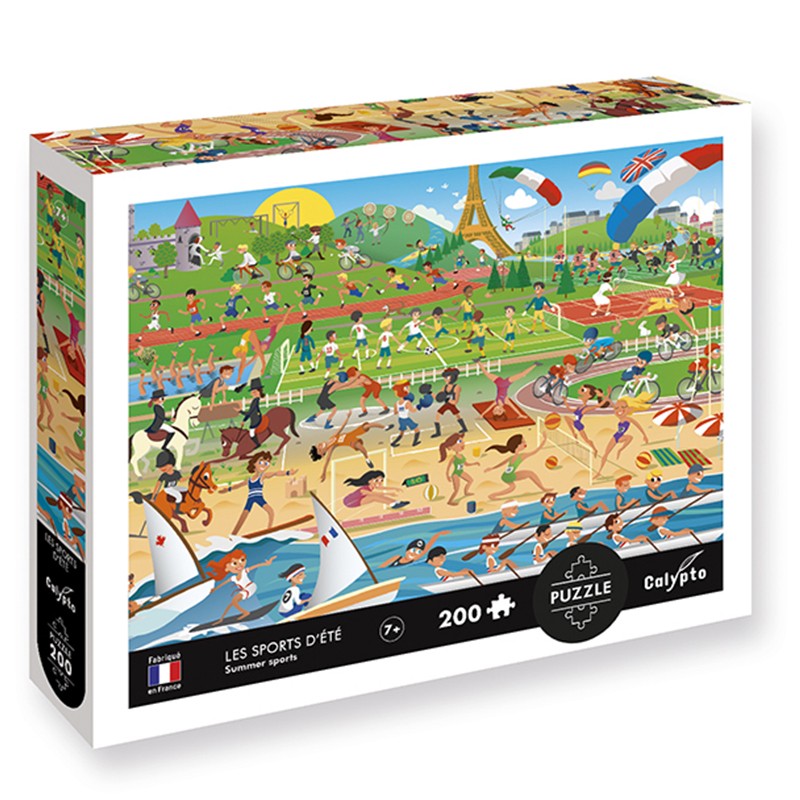 PUZZLE 200 pièces Les Sports d'Eté
