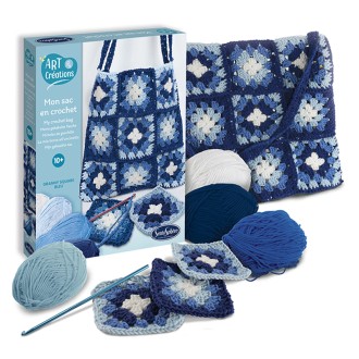 Mon Sac en Crochet Bleu
