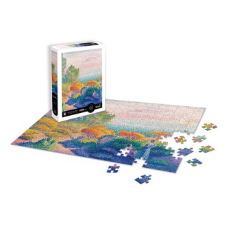 PUZZLE 1000 pièces - Deux femmes au bord du rivage - H-E Cross