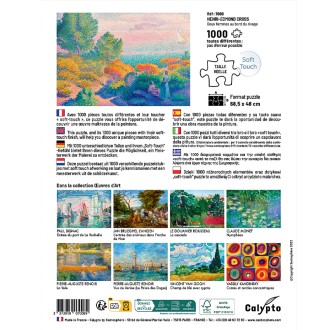 PUZZLE 1000 pièces - Deux femmes au bord du rivage - H-E Cross