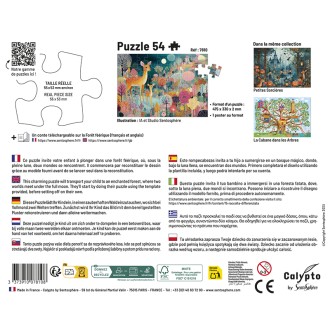 Puzzle 54 pièces - Forêt Féérique