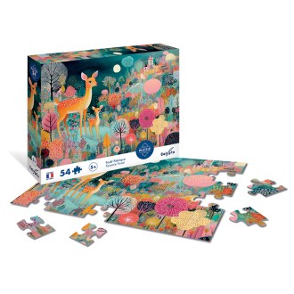 Puzzle 54 pièces - Forêt Féérique