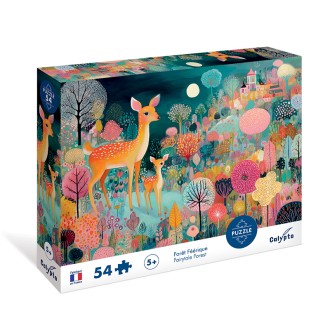 Puzzle 54 pièces - Forêt Féérique