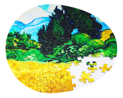 Passez un moment de détente et de concentration en réalisant un puzzle de 1000 pièces