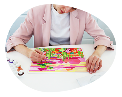 Peintures par numéros pour adultes – Activité artistique relaxante – Sentosphère