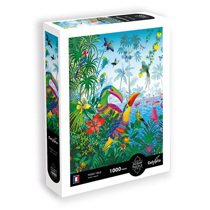 PUZZLE 1000 pièces - Jardin tropical - Peggy Nille