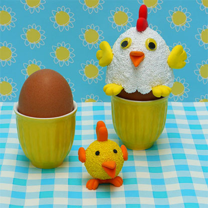 Create fun Easter hens with Patarev clay!