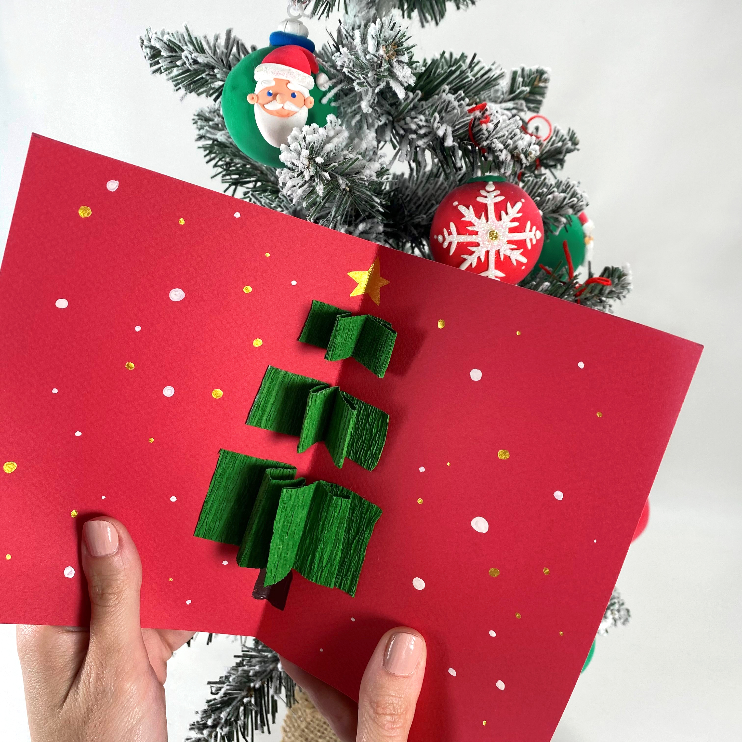 Write the most beautiful Christmas card and send it to an loved one! 