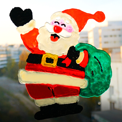 Dessinez vos décorations de Noël à coller sur vos fenêtres !