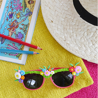 A fun tutorial to personalise your sunglasses !